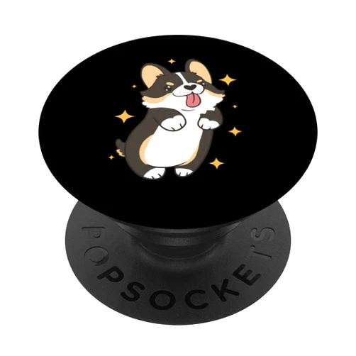 Bäume Meditieren , lustige Sprüche Funny Baby Dog with Stars for Men Women Children PopSockets Swappable PopGrip