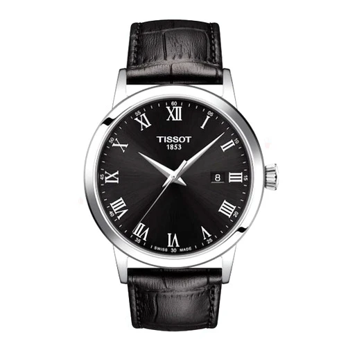 Tissot Mens Classic Dream Stainless Steel Dress Watch