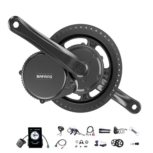 BAFANG 48V 750W BBS02B Ebike Motor Kit with P860C LCD Display Mid Drive Motor Electric Bike Conversion Kit
