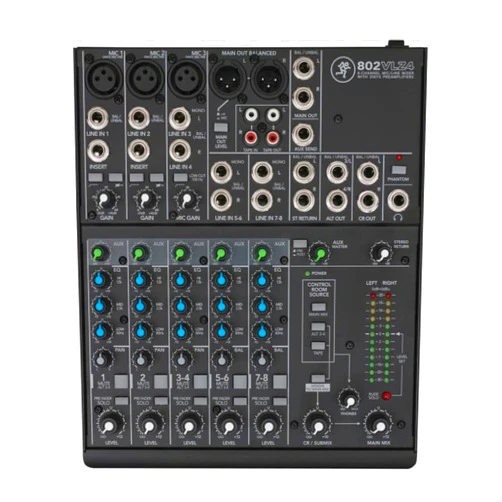 Mackie 802VLZ4, 8-channel Ultra Compact Mixer with High Quality Onyx Preamps