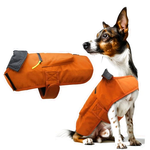 CHENGMAY Heated Dog Jacket Dog Winter Coat with Heated Adjustable Temperature Waterproof Dog Winter Vest Pet Sweater for Small Medium Dogs and Cats Winter (Brown, Small)