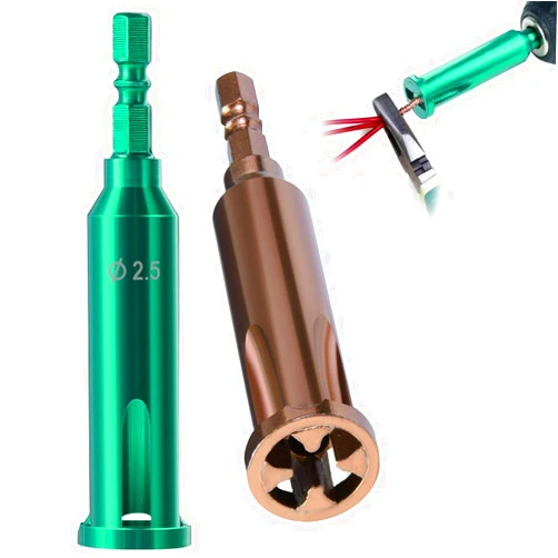 Dizzily 2pcs Wire Twister Tool for Drill, Wire Twisting Stripping Tools, 6mm Hex Shank Cable Twister Tool for Quick Stripping and Wrapping of Wire