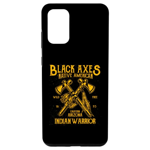 Native American Indian Warriors Schwarze Äxte Galaxy S20+ Black axes Indian warriors from East Arizona Case