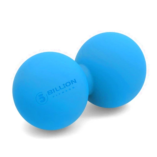 5BILLION FITNESS Peanut Massage Ball - Double Lacrosse Massage Ball & Mobility Ball for Physical Therapy - Deep Tissue Massage Tool for Myofascial Release, Muscle Relaxer, Acupoint Massage