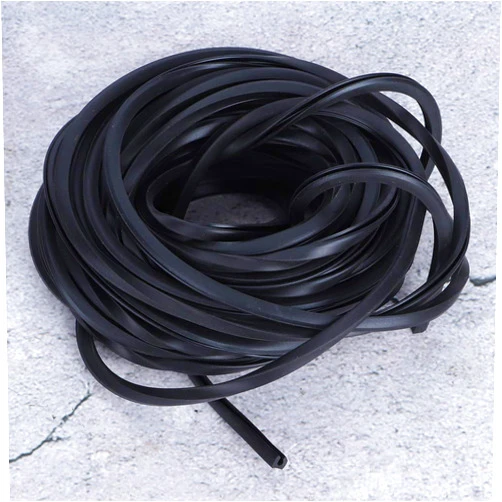 Eujgoov Rubber Seal Strip for Greenhouse Door Window - Weather Stripping Gasket 10m/32.8ft Black Cable Insulation Accessories Supplies