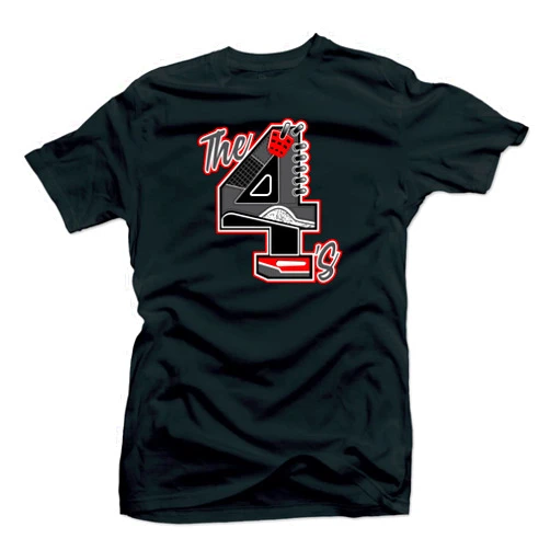 SNELOS Shirt to Match Jordan 4 Infrared Volt Match Sneaker tee