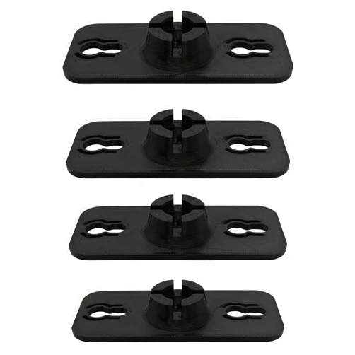 Sevomie 4Pcs 3D-Printed Universal Dust Barrier Head Compatible with ZipWall-Style Systems Lightweight Drywall & Renovation Dust Control