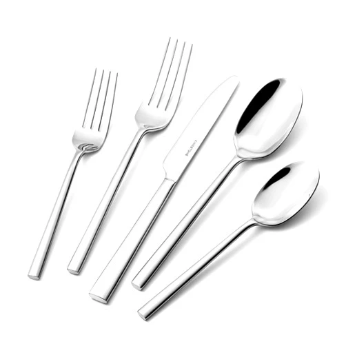 KINGSTONE Silverware Set, 60-Piece Forged Flatware Set Cutlery Set Premium Stainless Steel, Service for 12, for Kitchen, Home, Wedding, Party, Mirror Polished and Dishwasher Safe