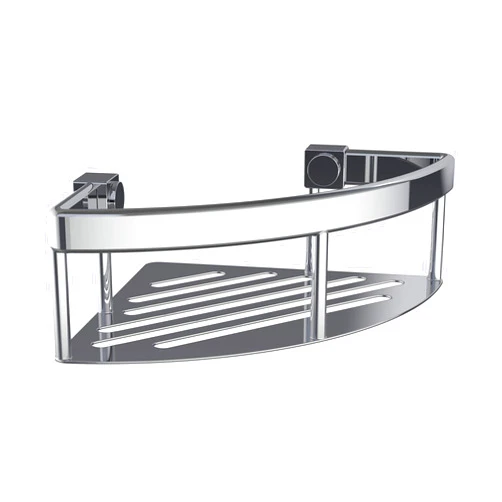 WingIts Contour Series Corner Basket 8 Inch, Silver,WCONCBPS8