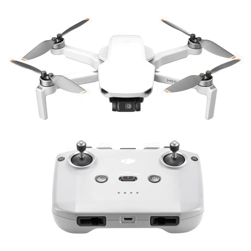 DJI Mini 4K, Drone with 4K UHD Camera for Adults, Under 249 g, 3-Axis Gimbal Stabilization, 10km Video Transmission, Auto Return, Wind Resistance, 1 Battery for 31-Min Max Flight Time