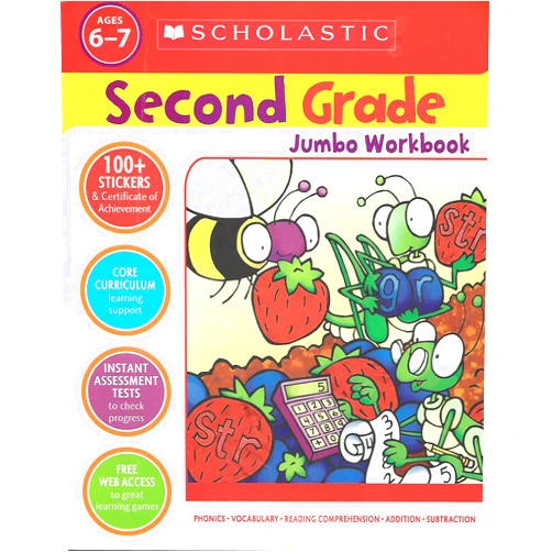 Greg Harris and Carol Tiernon James Graham Hale,The Everett Collection SECOND GRADE JUMBO WOOKBOOK Agea 6-7, Phonics, Vocabulary, Reading Comprehensio