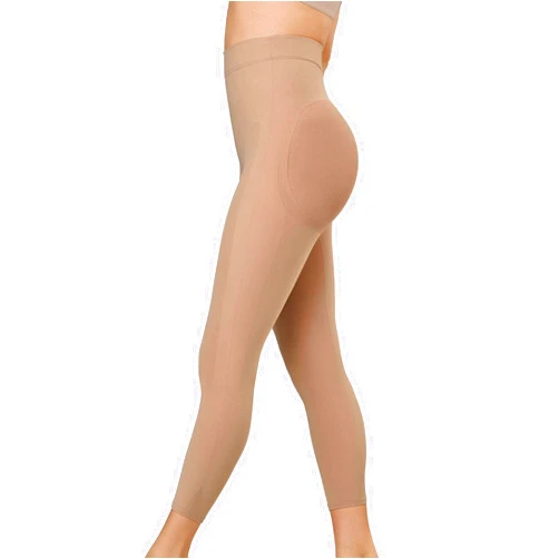 Leonisa Seamless Shapewear High-Waisted Butt Lifting Capri or Shaper Shorts Thigh Slimmer Girdle for Women Tummy Control