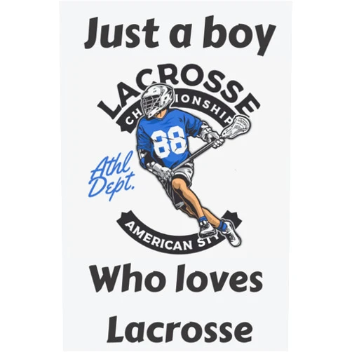 Youfa publishing just a boy who loves lacrosse | 6x9 120 pages college rulled notebook for lacrosse lovers: Best gift to your lovely ones.