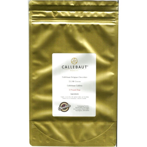 OLIVENATION Callebaut White Callets 25.9 % (2 lb)