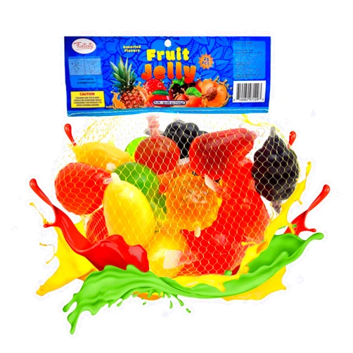 Funtasty Squeezable Fruit Jellies Candy - 25 Count Bag - Assorted Flavors
