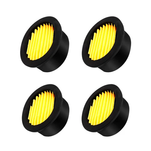 Tnuocke 4pcs Air Compressor Replacement Filter Elements,Air Compressor Intake Paper Filter Sound Muffler Accessories for generators,blowers, exhaust ports H-068