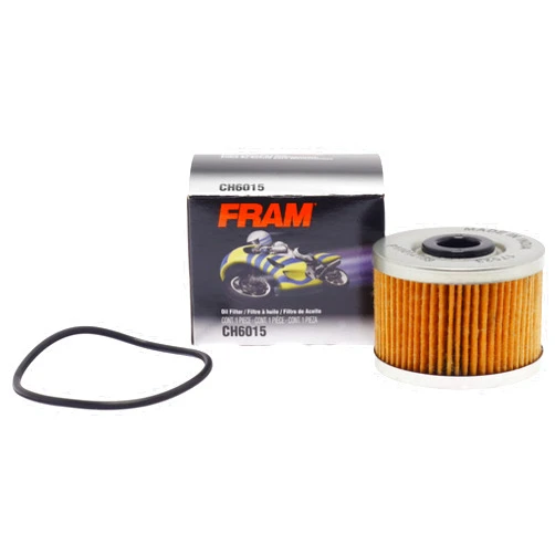 Fram CH6015 Motorcycle/ATV Oil Filter for Select Honda, Kawasaki and Polaris Models