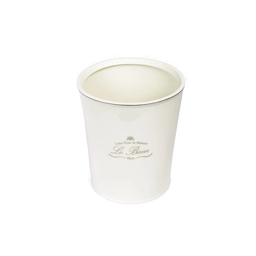 Kassatex - ALB-WB-W Le Bain, Waste Basket, White