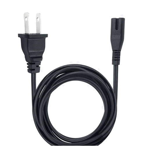 Kircuit New 2-Prong AC in Power Cord Outlet Socket Cable Plug Lead Compatible with DeVilbiss Intellipap StandardPlus Electric Machine AC Power Adapter Cord Cable 12V dv53d Battery Pack RemBatt