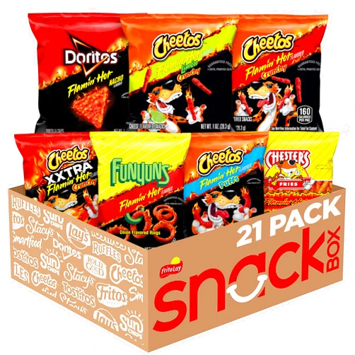 Frito Lay Frito-Lay Flamin' Hot Mix, Variety Pack (Pack of 21)