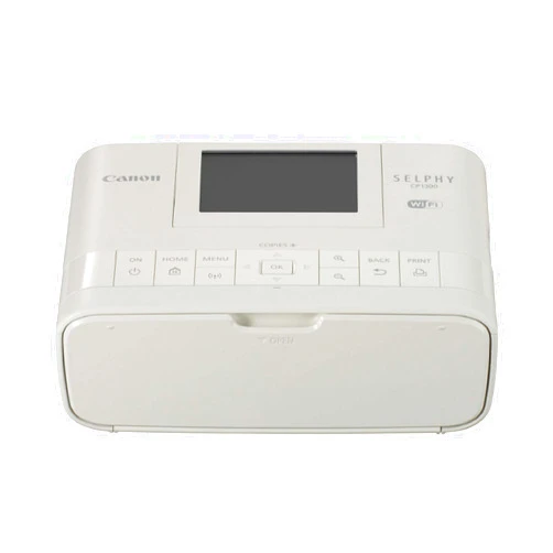 Canon Selphy CP1300 Wireless Compact Photo Printer with AirPrint and Mopria Device Printing, White