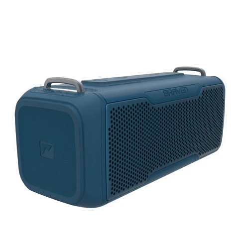 Braven BRV- X/2 - Wireless Bluetooth - Rugged Portable Waterproof Speaker with USB - Blue