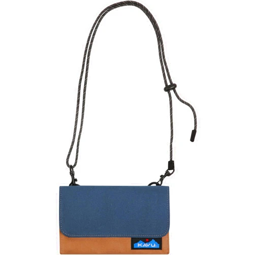 KAVU Islamorada Crossbody Bi Fold Wallet with Rope Strap