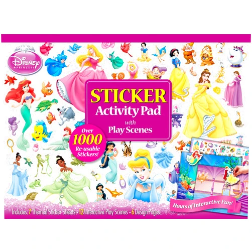 Bendon Disney Princess Ultimate Sticker Activity Pad