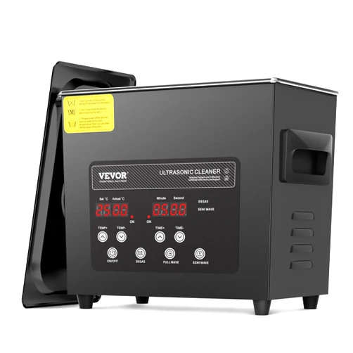 VEVOR 3L Ultra Sonic Cleaner, 120W Digital Ultrasonic Cleaning Machine with Gentle Mode & Upgraded Degassing, 40kHz Ultrasound Cleaner Machine with Heater & Timer for Jewelry, Glasses, Tools Retainer