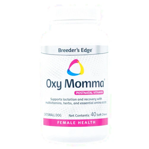 Revival Animal Health Breeder's Edge Oxy Momma- Nursing & Recovery Supplement- for Small Dogs & Cats- 40ct Soft Chews