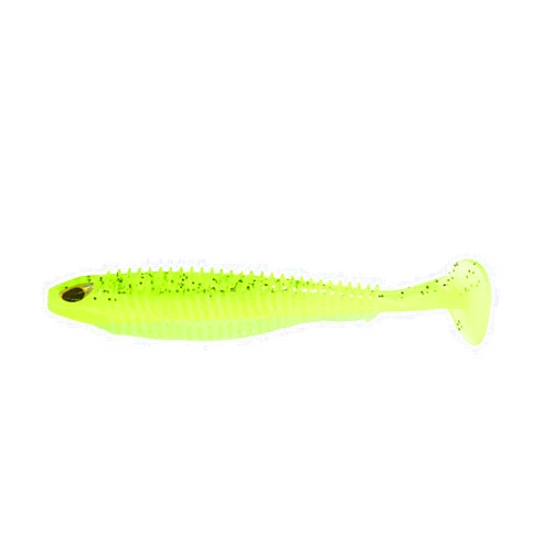 Thekuai 3D Eyes Paddle Tail Swimbaits 20pcs fishing soft lure