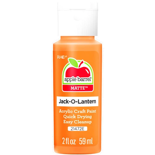 Apple Barrel Acrylic Paint in Assorted Colors (2 oz), 21472, Jack-O-Lantern