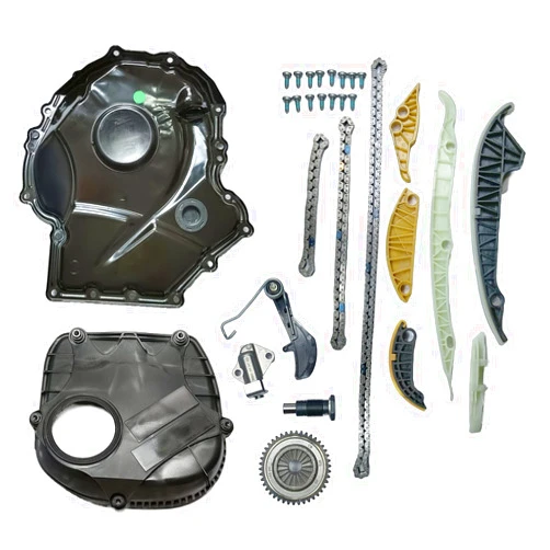 ThpeMakcr EA888 Engine Timing Chain Kit Timing Cover Tensioner Guide Rail Kit Replacement for Volkswagen Tiguan Passat Jetta 1.8T 2.0T