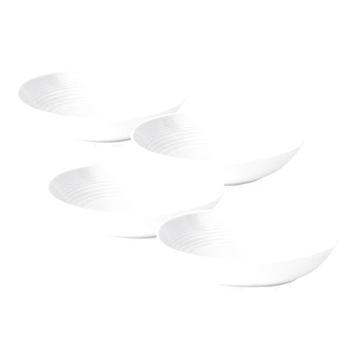 Royal Doulton Exclusively for Gordon Ramsay Maze White Vegetable/Pasta Bowls Set of 4, 9.4