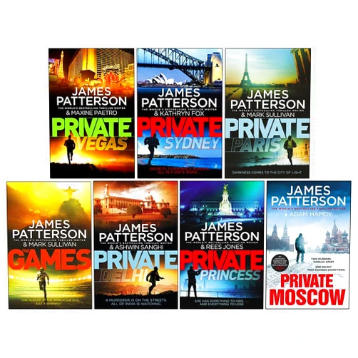 By James Patterson (Author) James Patterson Private Series Books 9 - 15 Collection Set (Private Vegas, Private Sydney, Private Paris, The Games, Private Delhi, Private Princess & Private Moscow)