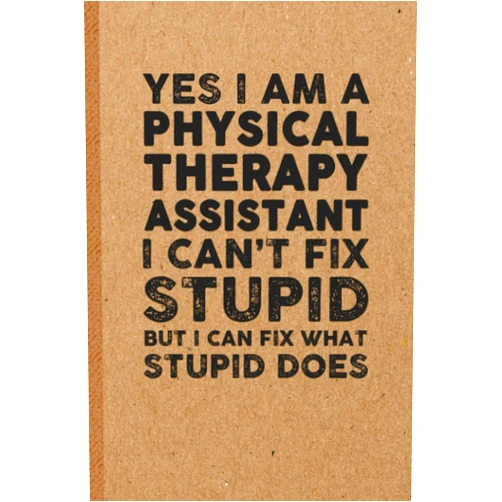 TS Composition Publishing Physical Therapy Assistant Gifts: 6x9 inches 108 Lined pages Funny Notebook | Ruled Unique Diary | Sarcastic Humor Journal for Men & Women | Secret Santa Gag for Christmas | Appreciation Gift