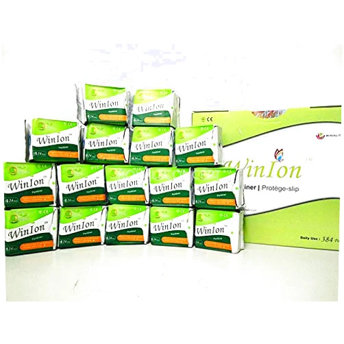 Winion 16 Packets WINALITE WINLON Pantiliner (Total 384 Pads) by Winlon - Women Daily use Sanitary Napkin