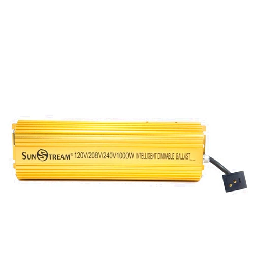 SunStream 1000 Watt White Dimmable Electronic Ballast for Indoor Plant Grow HPS MH Lights (Life Version)