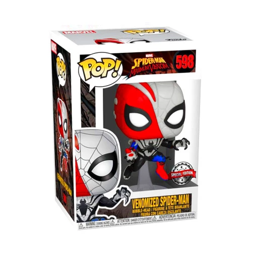 POP Funko Spider-Man: Maximum Venom 598- Venomized Spider-Man