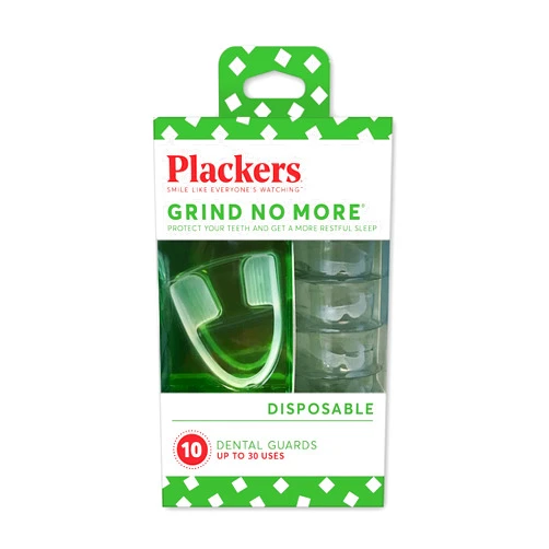REMBRANDT Plackers Grind No More Night Guard, Nighttime Protection for Teeth, Sleep Well, BPA Free, Ready to Wear, Disposable, One Size Fits All, 10 Count