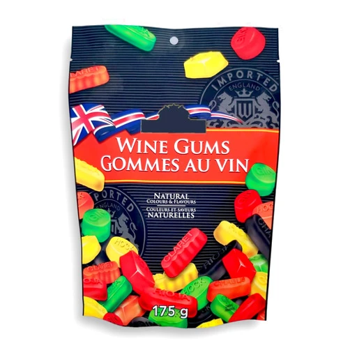 Waterbridge Wine Gums, Fruit Flavors, 175g/6 oz