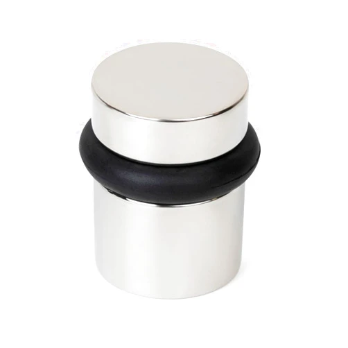 MEGA HANDLES Floor Door Stopper - Chrome Door Stopper Quickly Installed Wall Protector, Wall Protectors from Door Knobs, Door Stop Floor Mount with mounting Hardware - Polished Chrome - 1.5 Inch