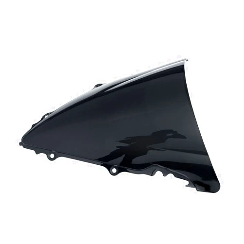 XMT-MOTO Windshield Windscreen Double Bubble fits for Yamaha YZF R6 600 2003-2005,YZF R6S 2006-2009,Black