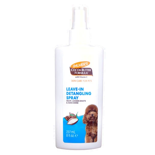 Palmer's for Pets Detangling & Conditioning Spray with Cocoa Butter 8 Fl Oz; Leave-in Dog Conditioner with Vitamin E and Cocoa Butter, De-Matting Spray for Dogs