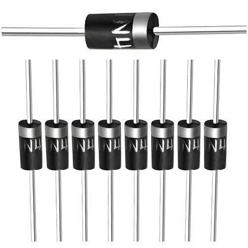CHANZON (Pack of 100 Pieces) Chanzon 1N4004 Rectifier Diode 1A 400V DO-41 (DO-204AL) Axial 4004 IN4004 1 Amp 400 Volt Electronic Silicon Diodes