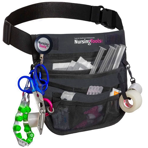 Nursingtools Kangapak Nurse Fanny Pack Multi Compartment Waist Organizer Tool Bag for Students, Practitioners & Medical Professionals
