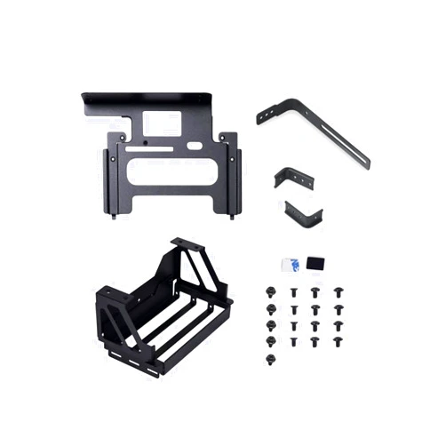 Lian Li Lian-Li O11DE-9X Upright GPU Bracket Upgrade Kit for 40 Series GPU Compatilble with O11 Dynamic EVO Black,and Silver Riser Cable Not Included - O11DE-9X