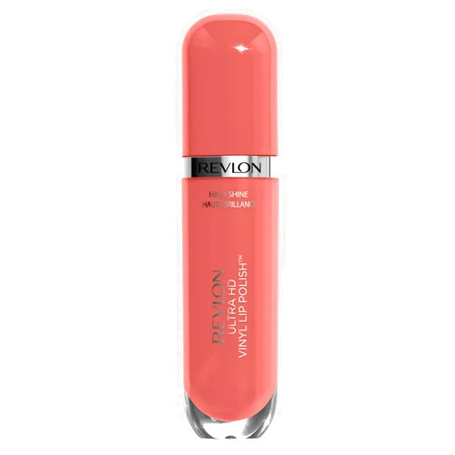 Revlon Ultra HD Vinyl Lip Polish, Liquid Lipstick, Act Natural, Beige Nude Gloss
