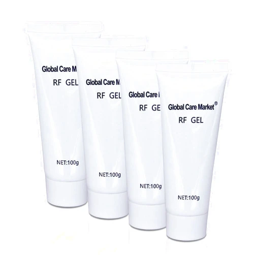Global Care Market RF Gel 4 Pack-Conductive Gel for Facial Microcurrent, Hydrating Cream for Use With Radio Frequency Face and Body Machines, Skin Cooling Primer for IPL Hair Removals