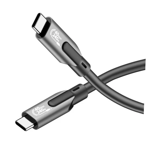 PatDow Thunderbolt 4 Cable USB4 Cable 3ft USB-C to USB-C Cable with 200W Charging Supports 8K Display and 40 Gbps Data Transfer for Thunderbolt 4/3 Monitor, iPhone 15, Samsung Galaxy S23 and More